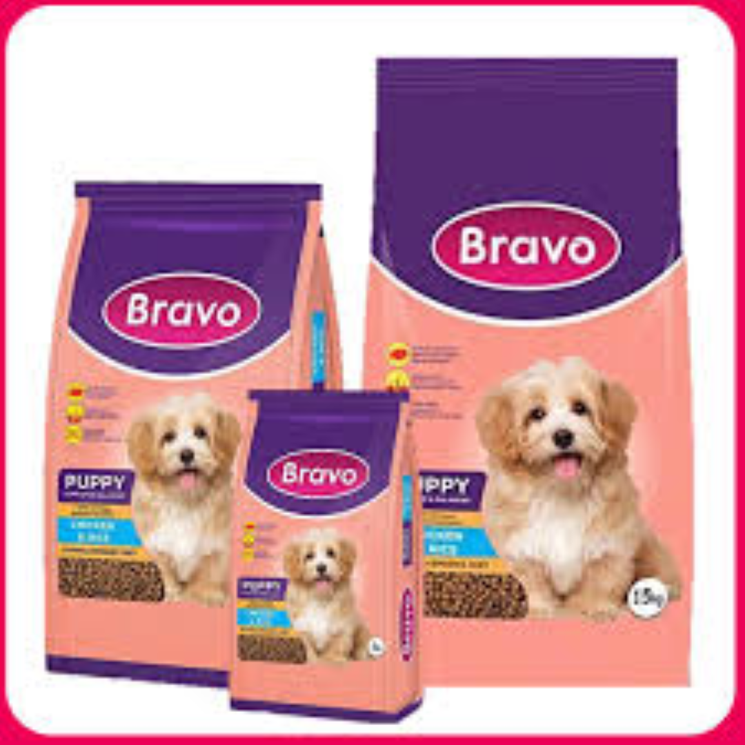 BRAVO PUPPY CHICKEN & RICE 15KG